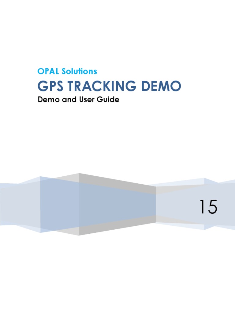 GPS Tracking Demo User Guide | PDF | Global Positioning System | Map