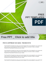 Abstract Green Background For Streaks Design PowerPoint Templates Standard