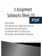 Tugas 1 Solidworks PDF
