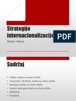 Strategije Internacionalizacije