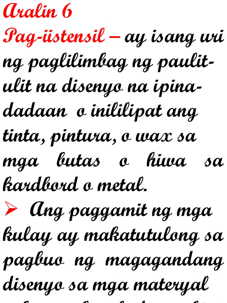 Arts For Grade3 | PDF