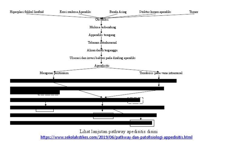 Pathway Patofisiologi Apendisitis | PDF