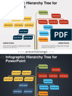 Powerpoint template-Infographic-Hierarchy-Tree