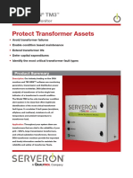 SERVERON TM3 ® ™ On-Line DGA Monitor