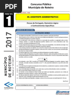 Prova - Assistente Administrativo - Tipo 1