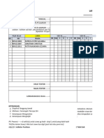 Aplikasi Form Absen Kelas Bimbel Dengan Excel