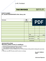 GST Invoice Format No. 26