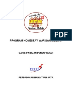 Garis Panduan Homestay Warisan Melaka