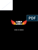 Lord of The Wings For Print Menu 11 March