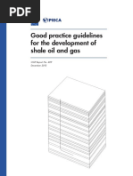 Good Practice Guidelines For The Development of Shale Oil and Gas