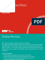 Rentals Facilities: Aftermarket