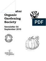 September 2010 Chichester Organic Gardening Society Newsletter