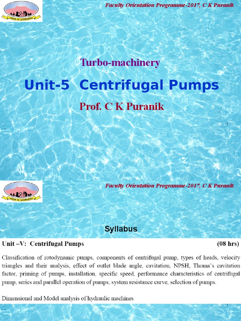 Centrifugal Pump | PDF | Pump | Jet Engine