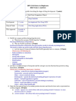 BPS 2110 Mid Term 1 Answers Guide