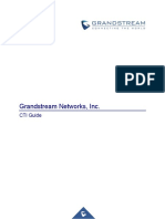 Grandstream API CTI - Guide PDF