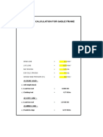 End Wall Load Calculation Sheet