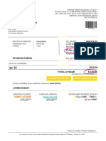 Cablemás factura de telefonía e internet