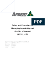 Policy and Procedure On Managing Impartiality and Conflict of Interest (MP02 - v1.5) PDF