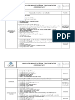 Plano de Manutenção