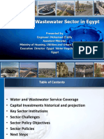 Water and Wastewater Sector in Egypt