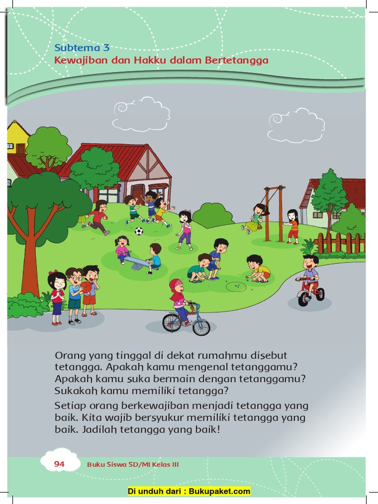 Subtema 3 Kewajiban Dan Hakku Dalam Bertetangga Pdf