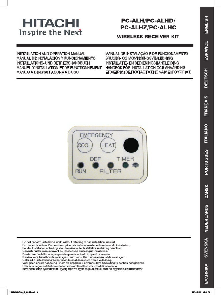 Wireless Receiver Installation Manual | PDF | Electrical Connector | Switch