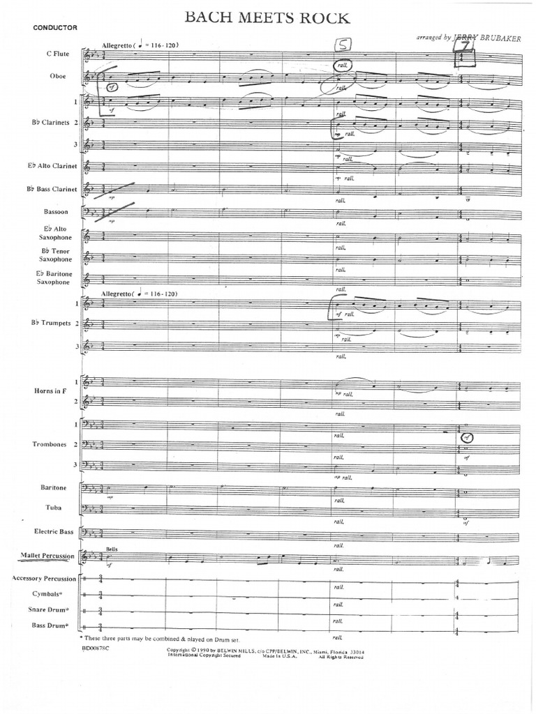 Bach Meets Rock - Score | PDF