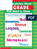 240 Vocabulary Words Kids Need To Know - Grade 5 PDF