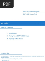 ISP Campus Lab Project:: EAP1300 Stress Test