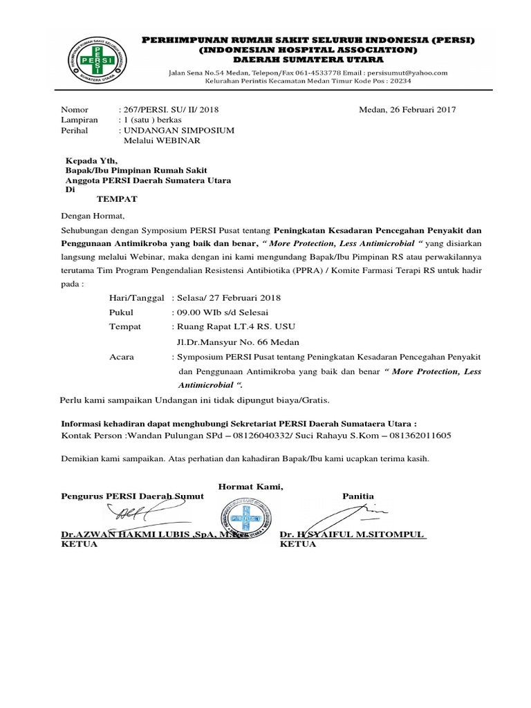 Surat Undangan Webinar