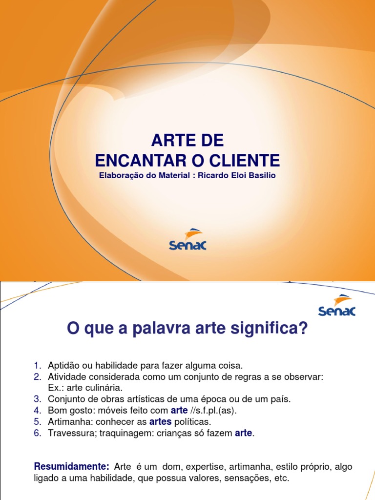 A Arte De Encantar O Cliente Pdf Marca Comportamento