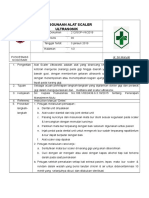 Sop Penggunaan Alat Scaler Ultrasonik