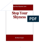 Stop Your Shyness: by Sean Cooper