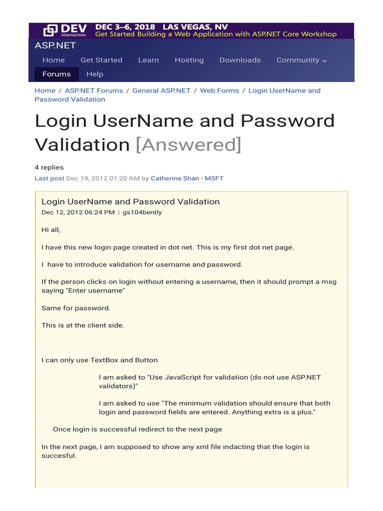 Login Form Using JavaScript Validation | PDF | Html | Password