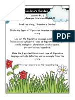 Activity No2 Grandmas Garden Figure of Speech PDF