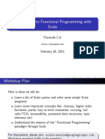 Introduction To Functional Programming With Scala: Pramode C.E