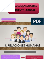 Vínculos saludables laborales