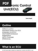 Electronic Control Unit (ECU) : Ankul Gupta