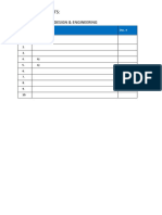 Able of Contents:: Folder No. 1 Design & Engineering