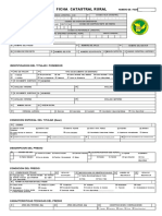 Ficha Catastral Rural-Cara Anterior