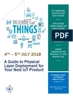 4 - 5 July 2018: A Guide To Physical Layer Deployment For Your Next Iot Product