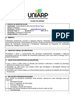 Plano de Ensino Orientação Profissional PDF