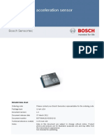 BMA222 Digital, Triaxial Acceleration Sensor Data Sheet: Bosch Sensortec