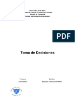 Toma de Desiciones