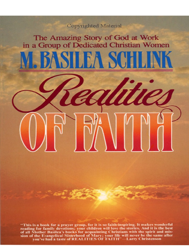 Basilea Schlink Realities Of Faith Pdf God The Father Prayer