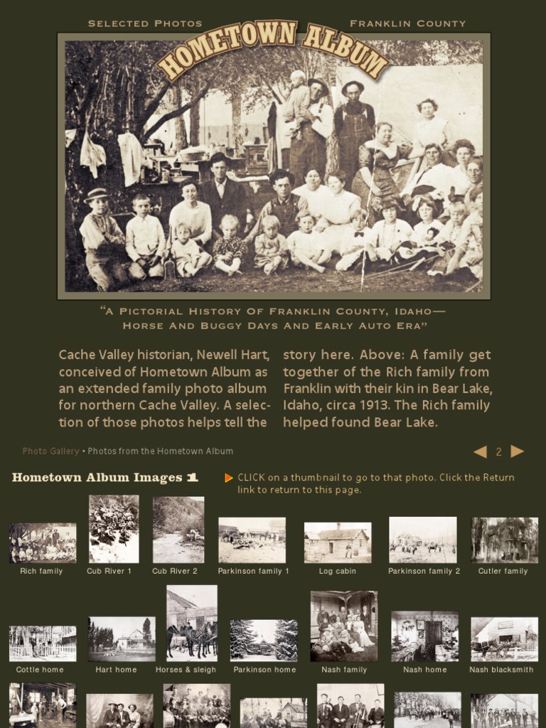Franklin, Idaho Hometown Album Photos PDF Nature