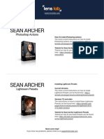 Sean Archer Collection Instructions PDF