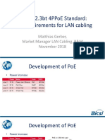 IEEE 802.3bt 4PPoE Standard: New requirements for LAN cabling and the impact on connector design