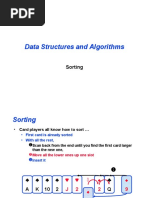 Data Structures and Algorithms: Sorting