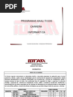 Contenido Programático Informática